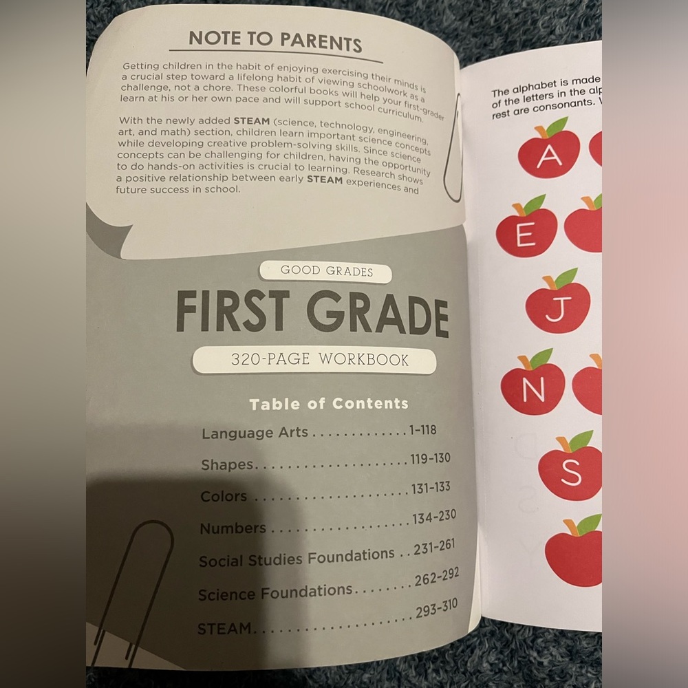 First grade workbook - Picture 8 of 9
